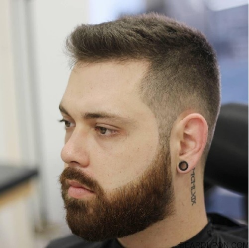 COUPE HOMME CHEVEUX COURTS AVEC BARBE 5