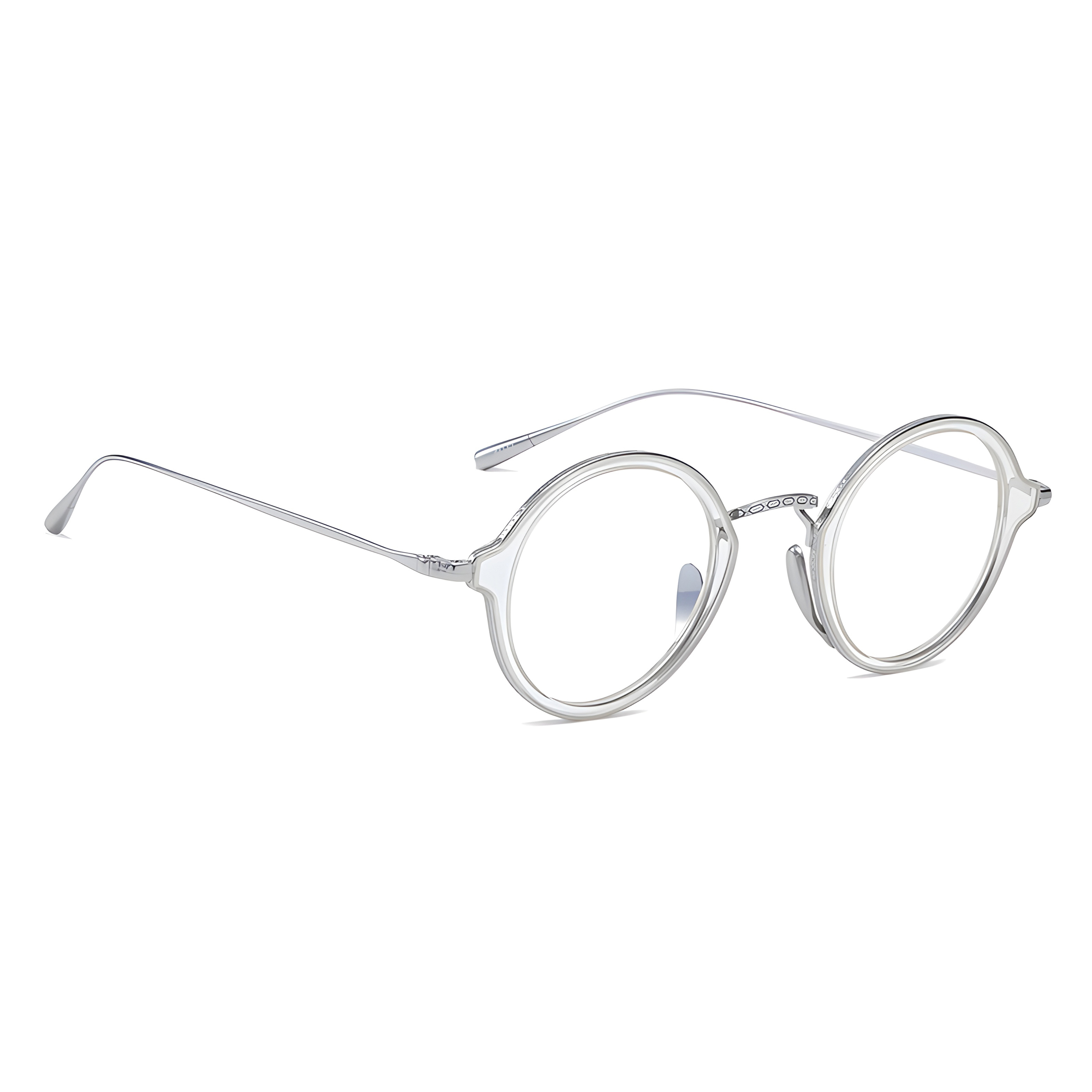 lunettes à monture transparente